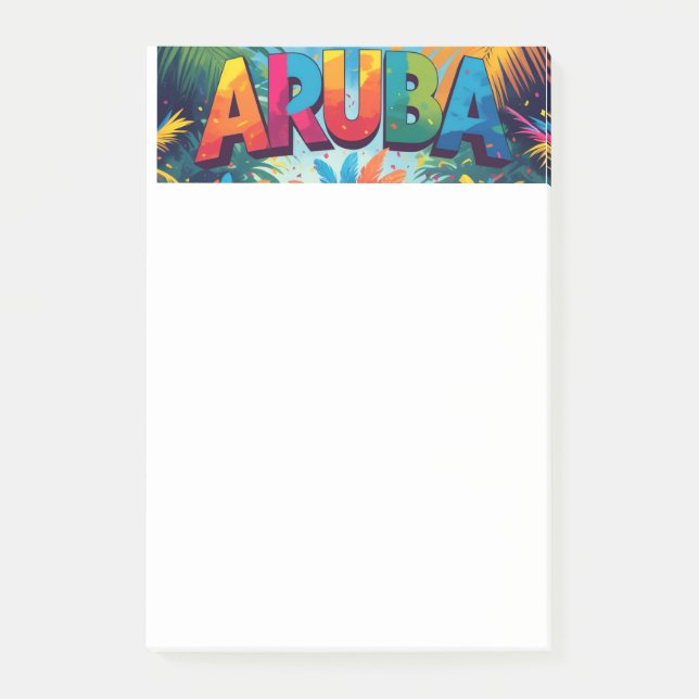Aruba anteckna post it post-it block (Framsida)