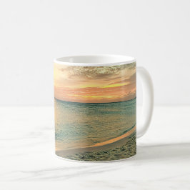 Aruba Beach Coastal Sunset Kaffemugg