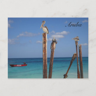 Aruba, Blå himmel i Paradise Postcard Vykort