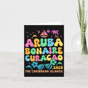 Aruba Bonaire Curacao 2025 Island Karibien Resa Kort
