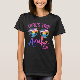 Aruba Caribe 2023 Girls Resa Sunglasses Summer Gir T Shirt