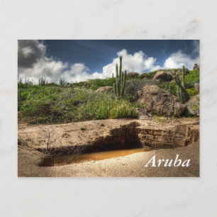 Aruba, den gyllene rusningen är över vykort