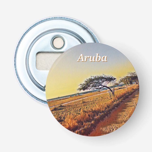 Aruba Divi Divi Träd Flasköppnare (Framsidan)