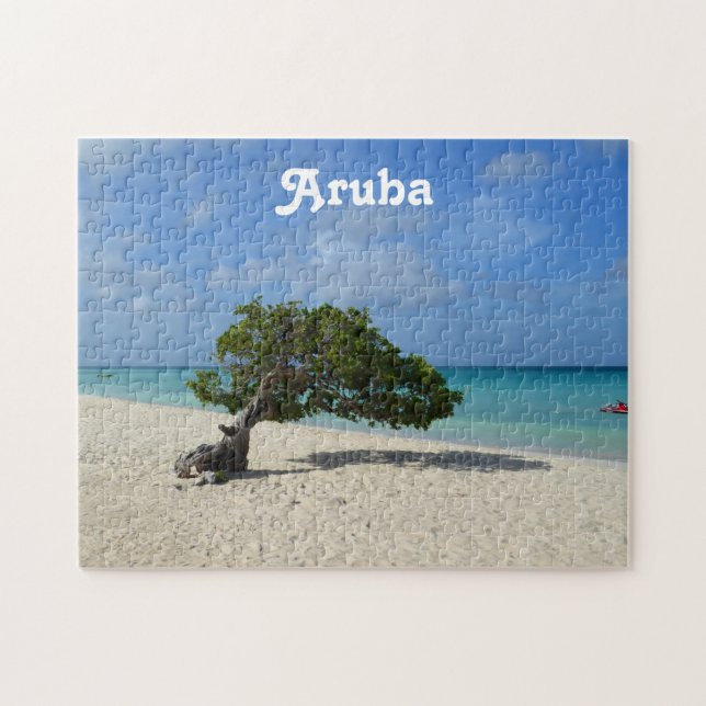 Aruba Divi Divi träd Pussel (Horisontell)