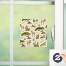 Aruba divi träd, åsna, leguan, kaktus