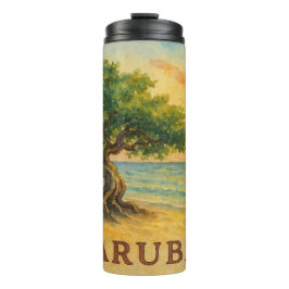 Aruba Eagle Beach Divi Tree Gyllene Timmen