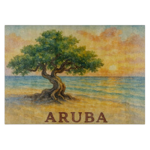 Aruba Eagle Beach Divi Tree Gyllene Timmen
