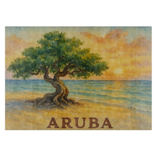 Aruba Eagle Beach Divi Tree Gyllene Timmen (Framsidan)