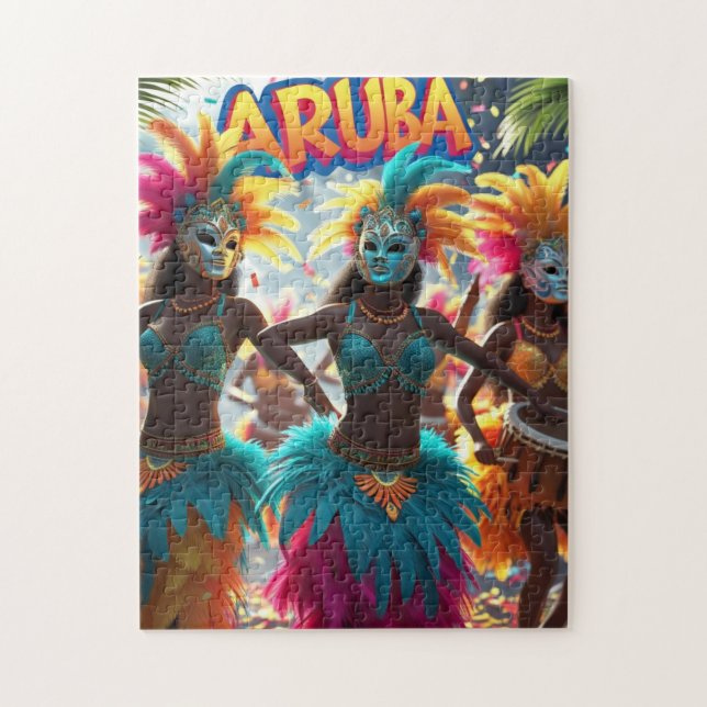 Aruba festival of sol karneval pussel (Vertikal)