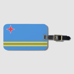 Aruba flagga Luggage Tag Bagagebricka