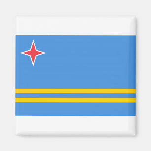 Aruba Flagga Magnet