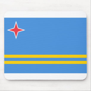 Aruba Flagga Musmatta