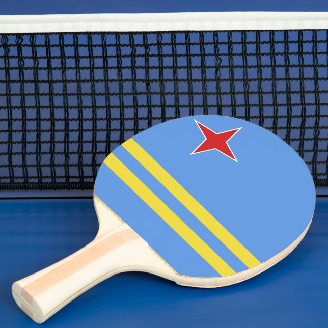 Aruba flagga pingisracket (Insitu)