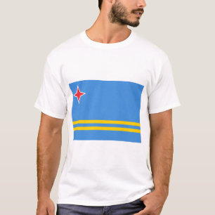 Aruba Flagga T Shirt