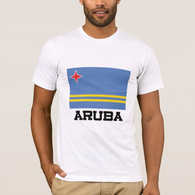 Aruba Flagga T-shirt (Framsida)