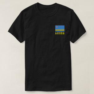 Aruba flagga t shirt