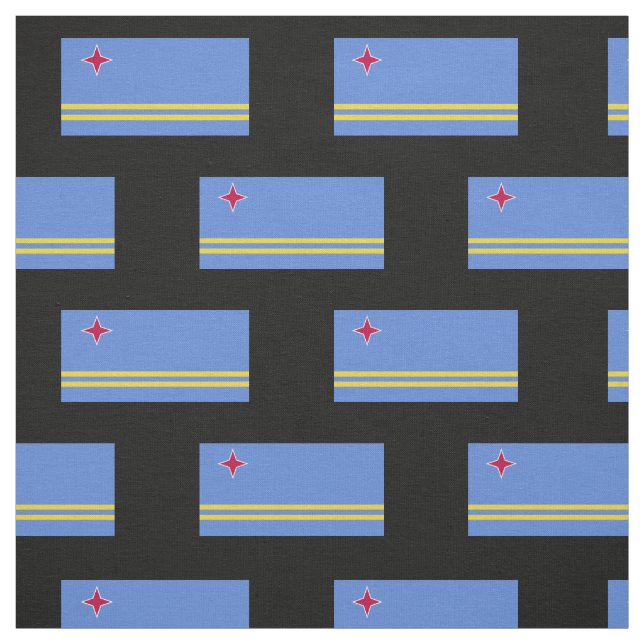 Aruba flagga tyg (Provkarta)