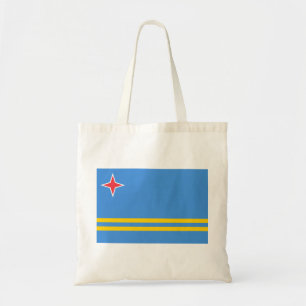 Aruba Flagga Tygkasse
