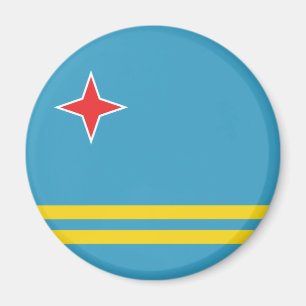 Aruba flaggamagnet magnet