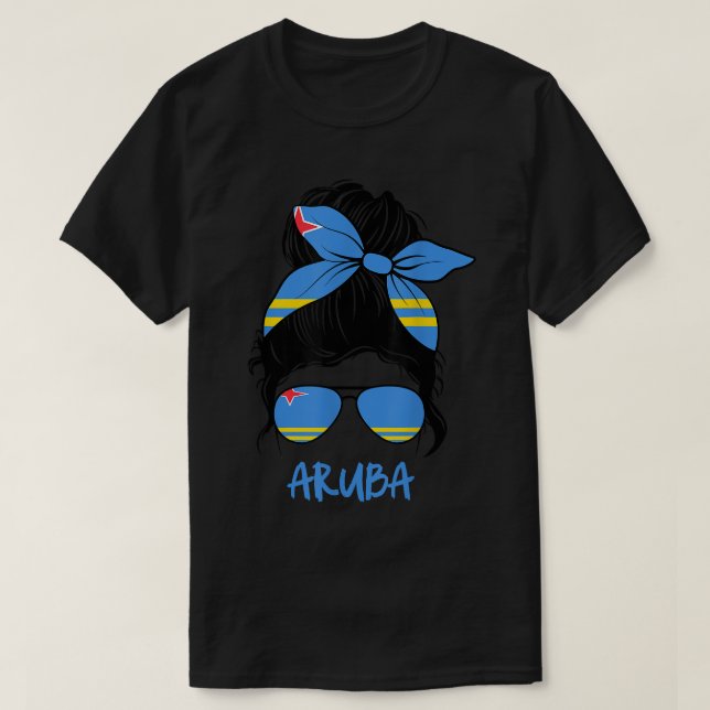 Aruba Girl Aruban Girl Chica Aruba Island T-Shirt (Design framsida)