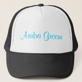 Aruba Groom Print Baseball Cap Truckerkeps
