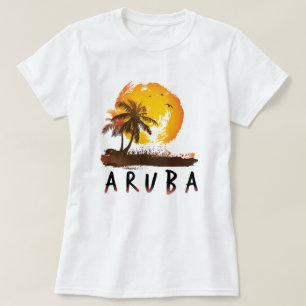 Aruba grunge t shirt