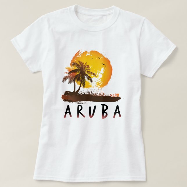 Aruba grunge t shirt (Design framsida)