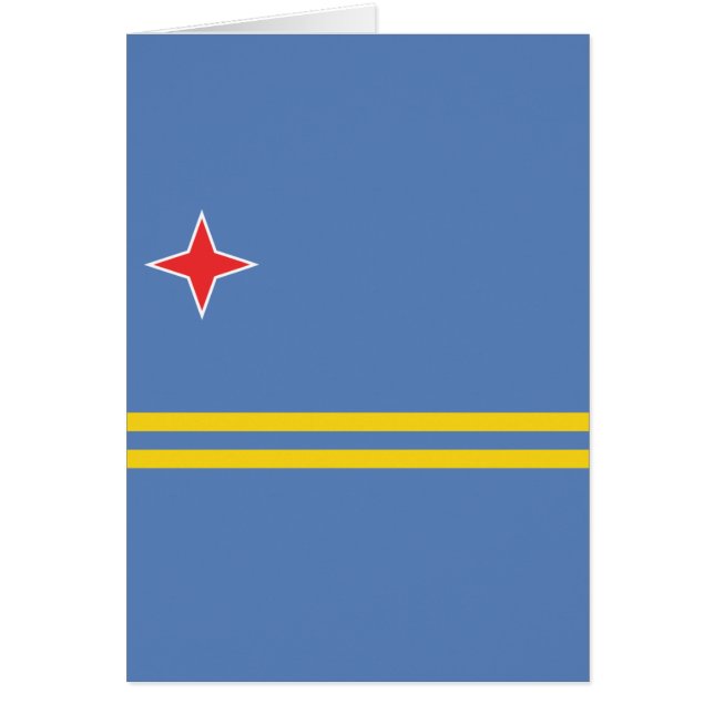 aruba hälsningskort (Framsidan)