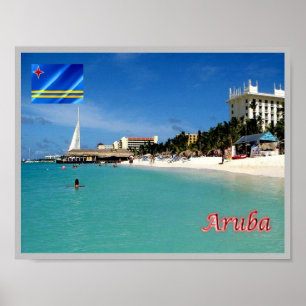 Aruba - Handflatan Beach - Poster