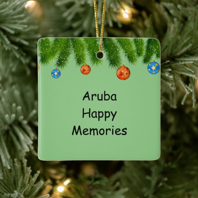 Aruba Helgdag Ornament (Träd)