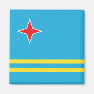 Aruba High Quality Flagga Magnet