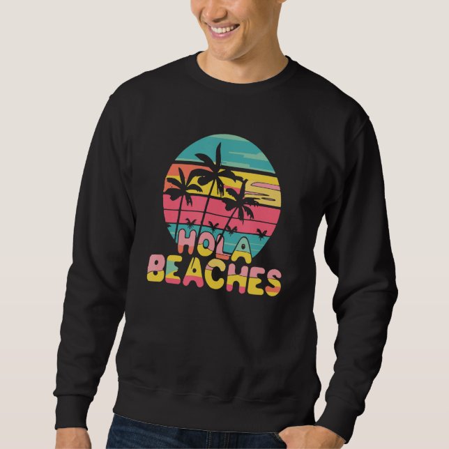Aruba Hola Beacher One Lycklig Lång Ärmad Tröja (Framsida)