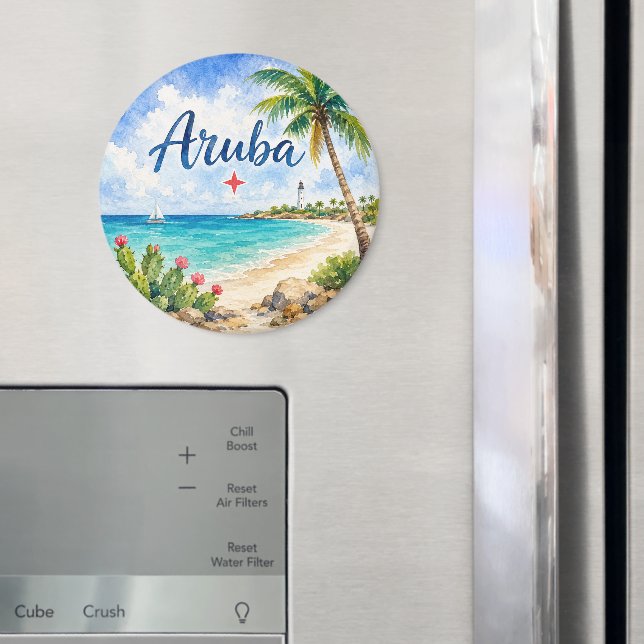 Aruba Holländska Karibien ö resa souvenir  Magnet (In Situ (Fridge))