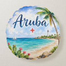 Aruba Holländska Karibien ö resa souvenir