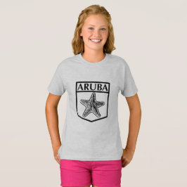 Aruba Island Design - Girls'Basic T-Shirt
