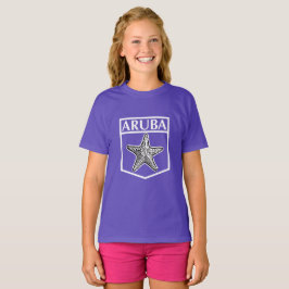 Aruba Island Design - Girls'Basic T-Shirt