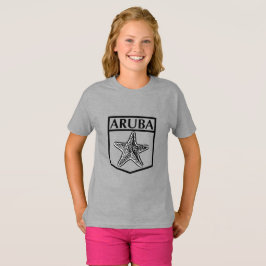 Aruba Island Design - Girls'Basic T-Shirt