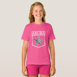 Aruba Island Design - Girls'Basic T-Shirt
