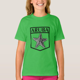 Aruba Island Design - Girls'Basic T-Shirt
