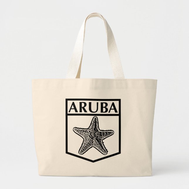 Aruba Island Design - Jumbo Tote Jumbo Tygkasse (Framsidan)