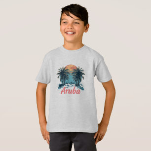 Aruba Island Design (version 2) - Kids Basic T-Sh T Shirt