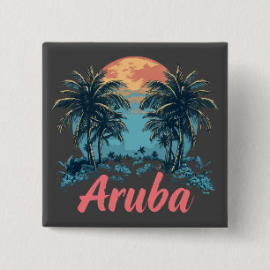 Aruba Island Design (version 2) - Knappen Kvadrati Knapp