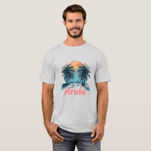 Aruba Island Design (version 2) - Manar Basic T-Sh T Shirt