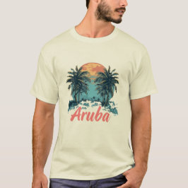 Aruba Island Design (version 2) - Manar Basic T-Sh T Shirt
