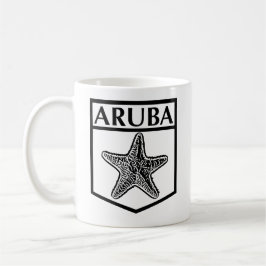 Aruba Island Design - White 11 oz Classic Mugg