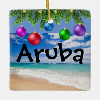 Aruba julprydnad julgransprydnad keramik