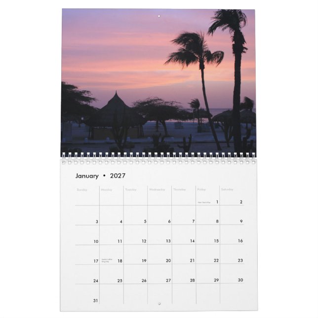 Aruba kalender 2015 (Jan 2027)