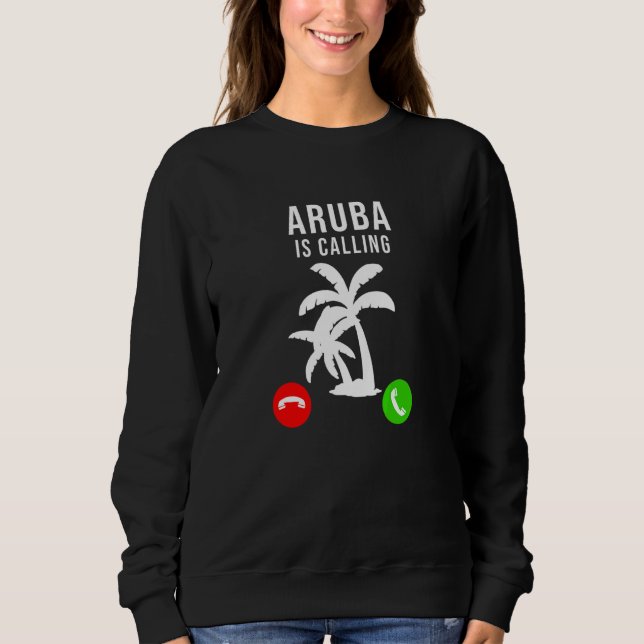Aruba kallar för facation Souvenir Helgdag Aruba T Shirt (Framsida)