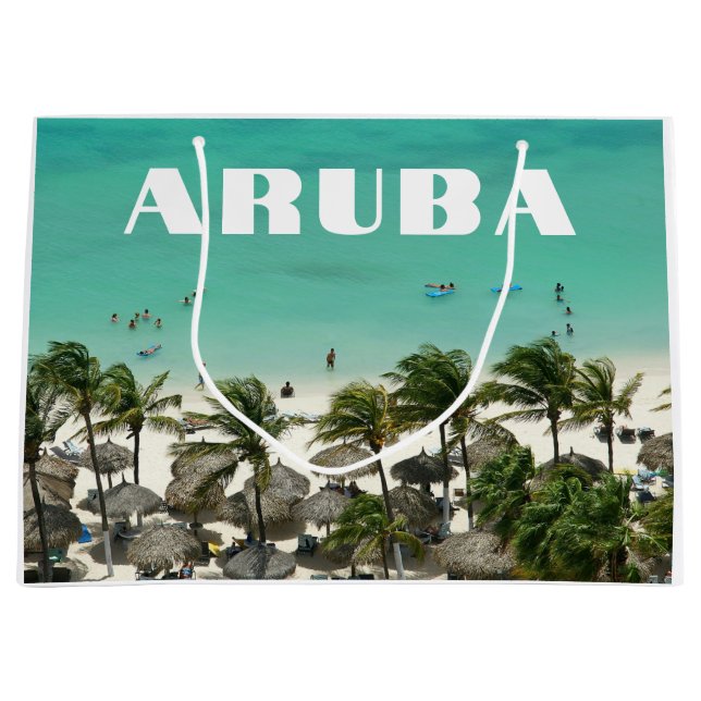 Aruba Karibien Beach Scene (Framsidan)