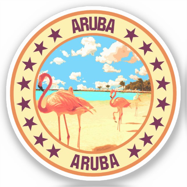 Aruba Klistermärken (Framsida)